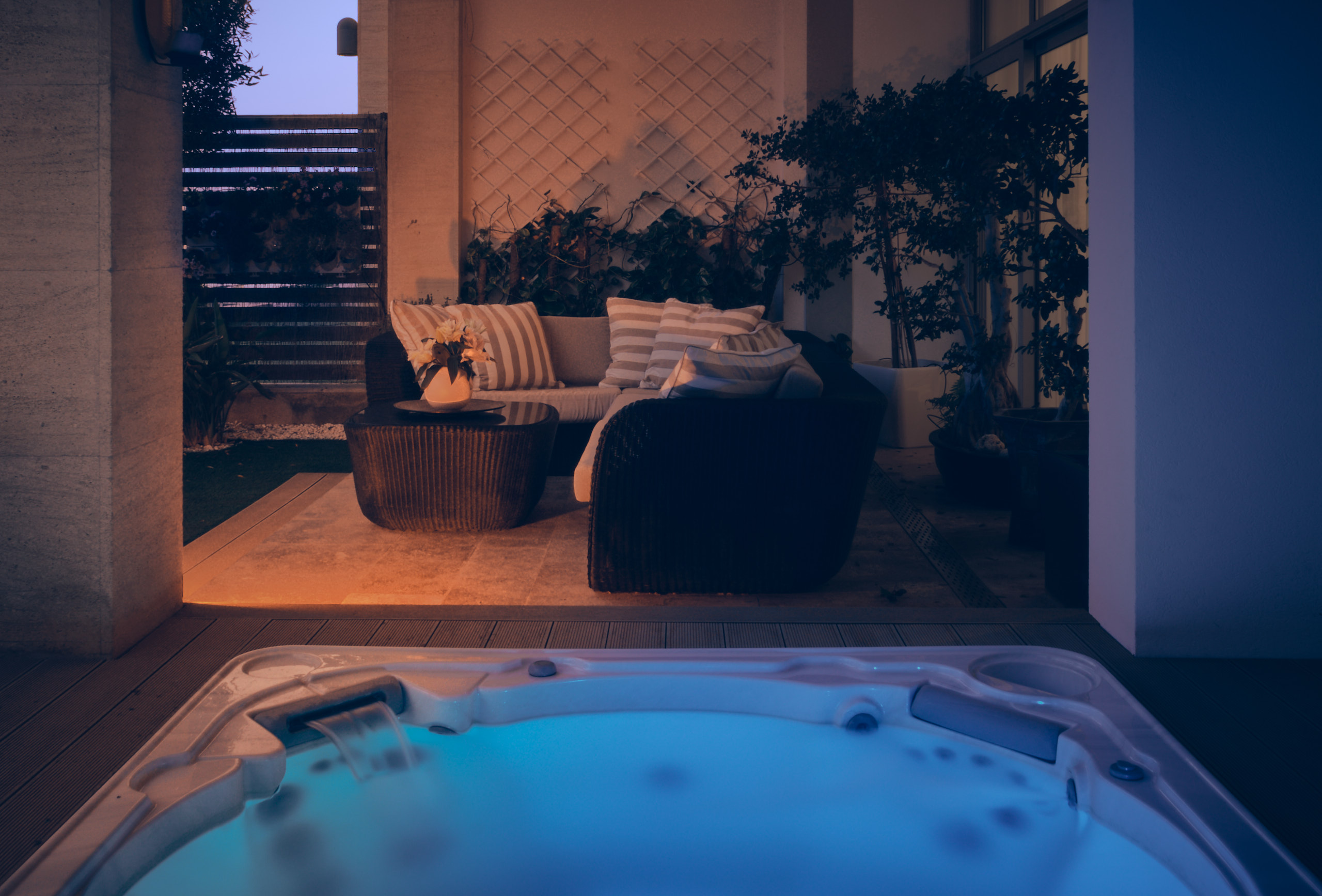Jacuzzi de la Terrasse Avant